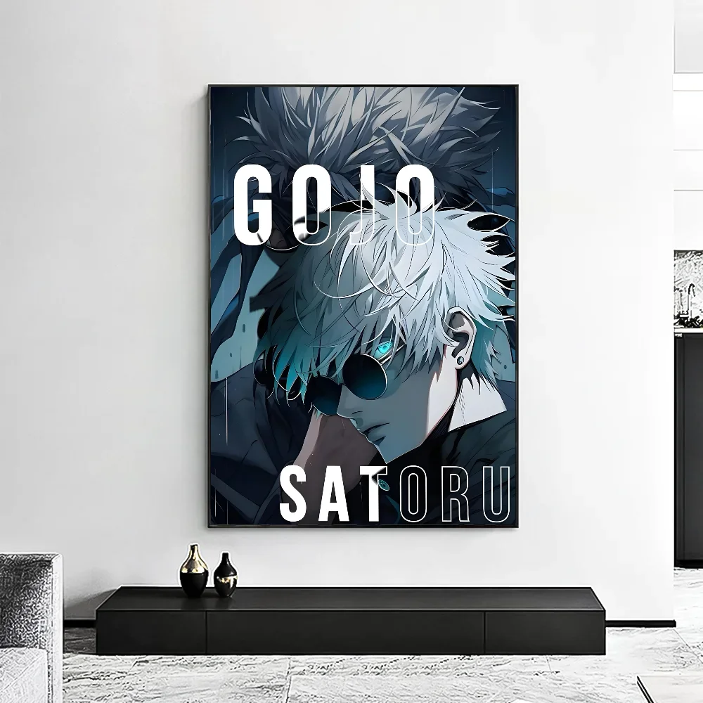 Satoru Gojo Canvas Wall Art | Jujutsu Kaisen Anime Poster