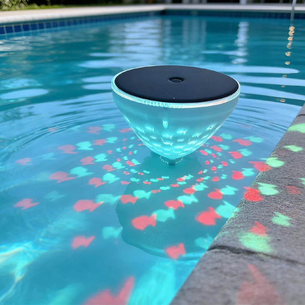 Solar Floating Pool Light – RGB 5-Mode LED Pond Lamp