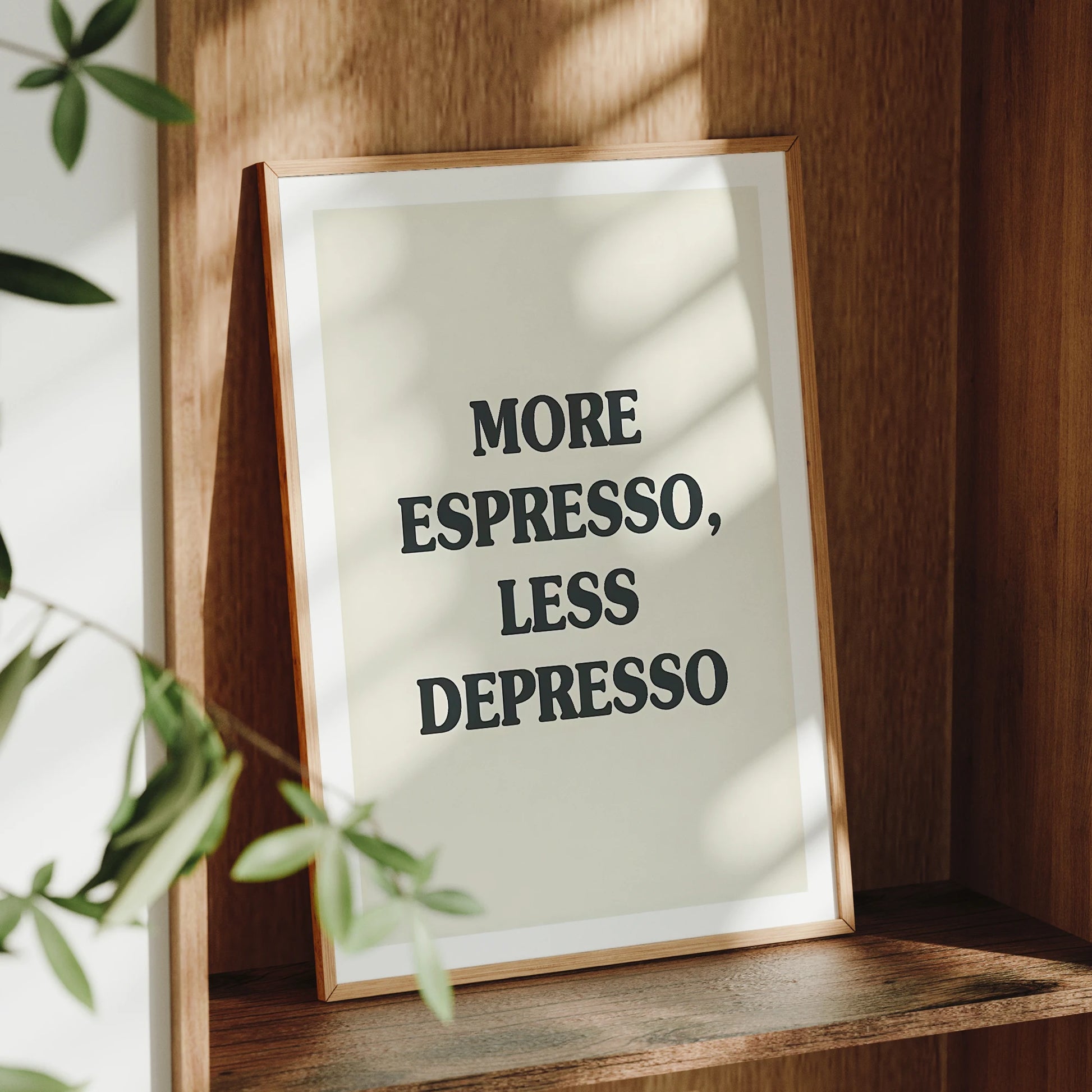 More Espresso Less Depresso Wall Art Prints Canvas Painting Poster Picture For Living Bed Dining Kitchen Room Home Decor Peaceful Pleasures Health and Wellness