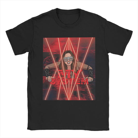 Felicia Eurovision Sweden 2026 Men's Vintage Cotton T-Shirt Men's Graphic T-Shirt Peaceful Pleasures Health and Wellness black S