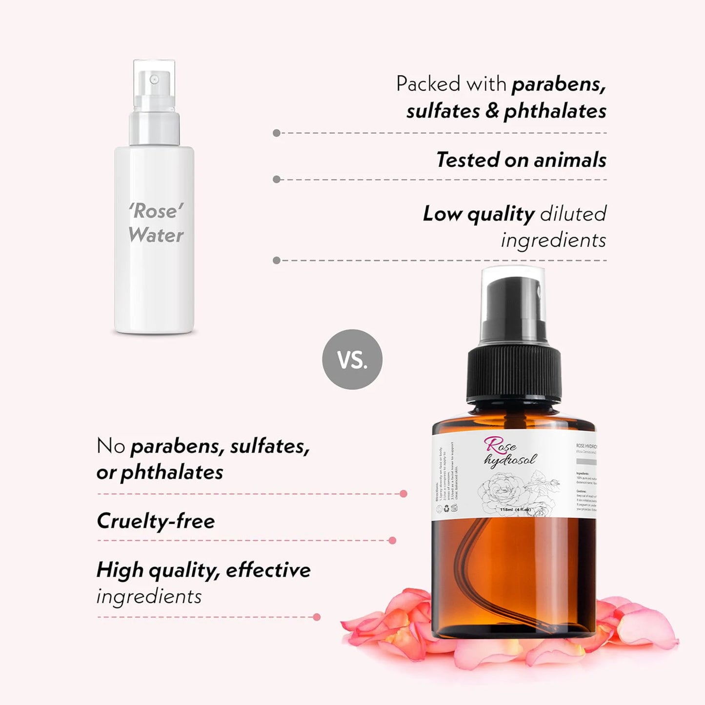 118ml/500ml Toner Hydrosol Moisturizing Firming Skin Soothing Repairing Skin Barrier Brightening Rice Facial Toner Skin Care Peaceful Pleasures Health and Wellness