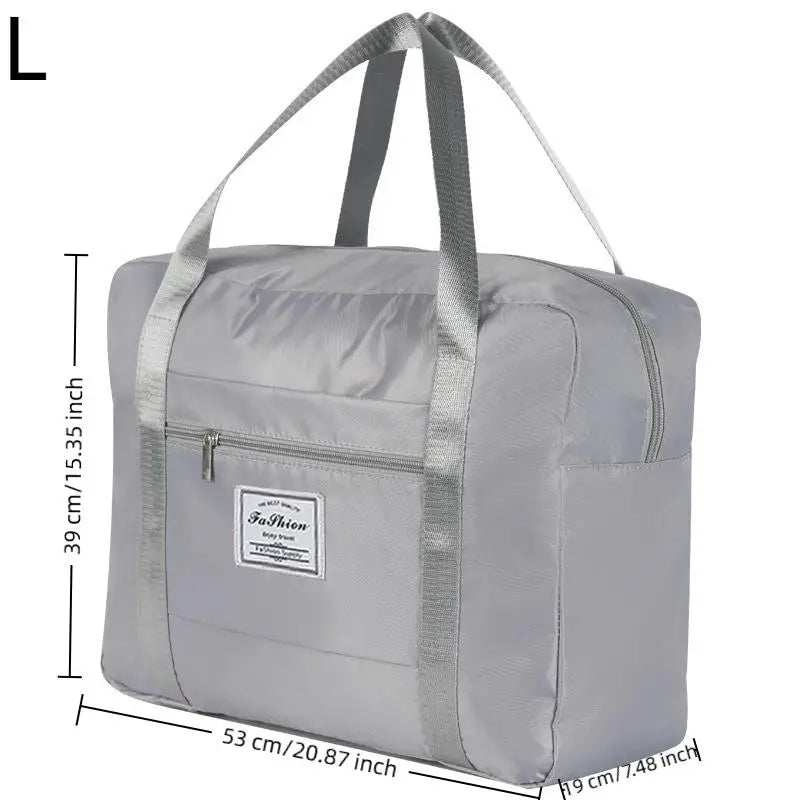 Large Foldable Travel Duffel Bag – Nylon Shoulder & Luggage Bag