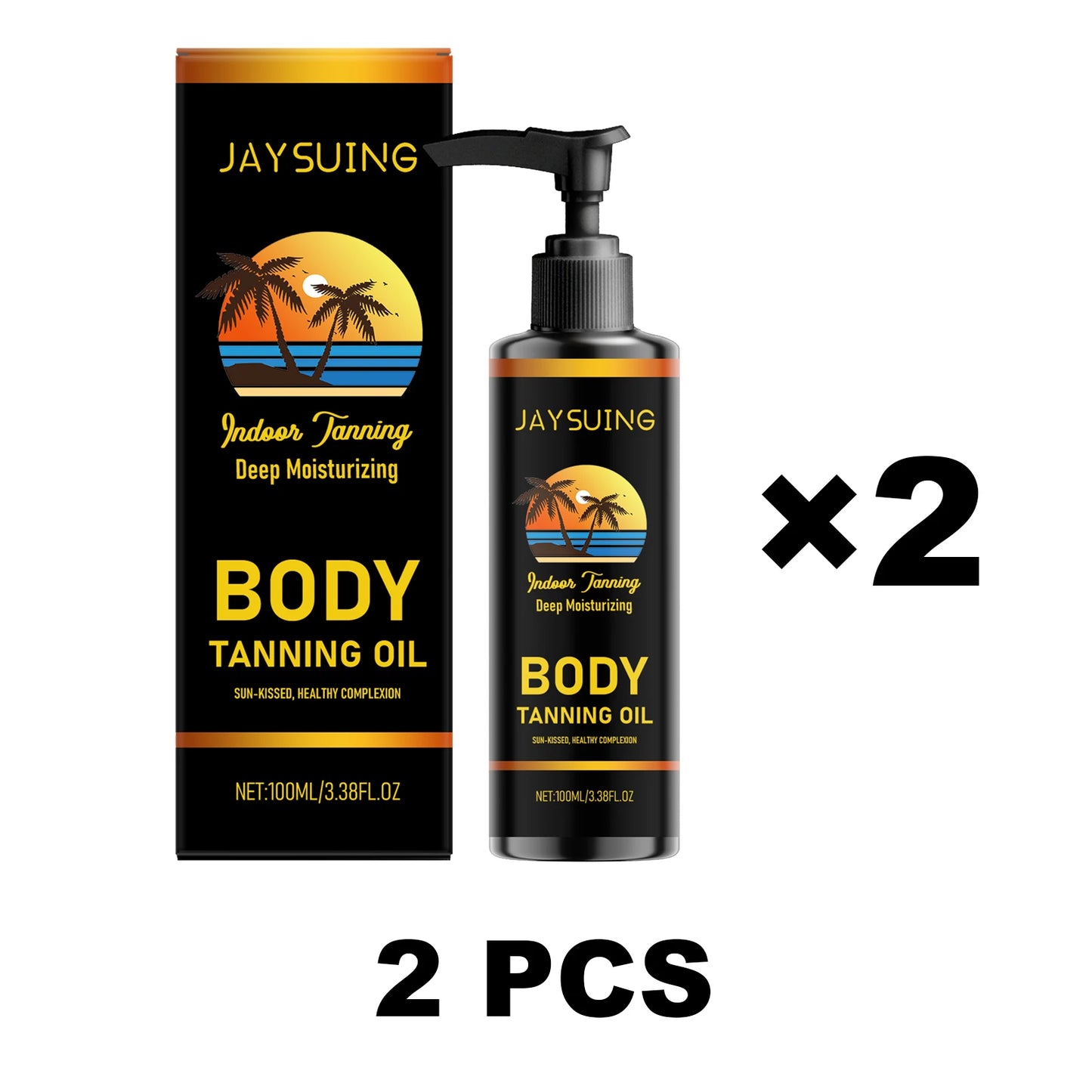 Jaysuing Body Tanning Oil – Natural Glow & Bronze Drops