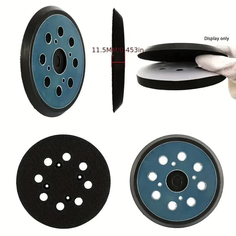 8 Hole Sander Pad Disc Abrasive Polished Back Polishing Woodworking