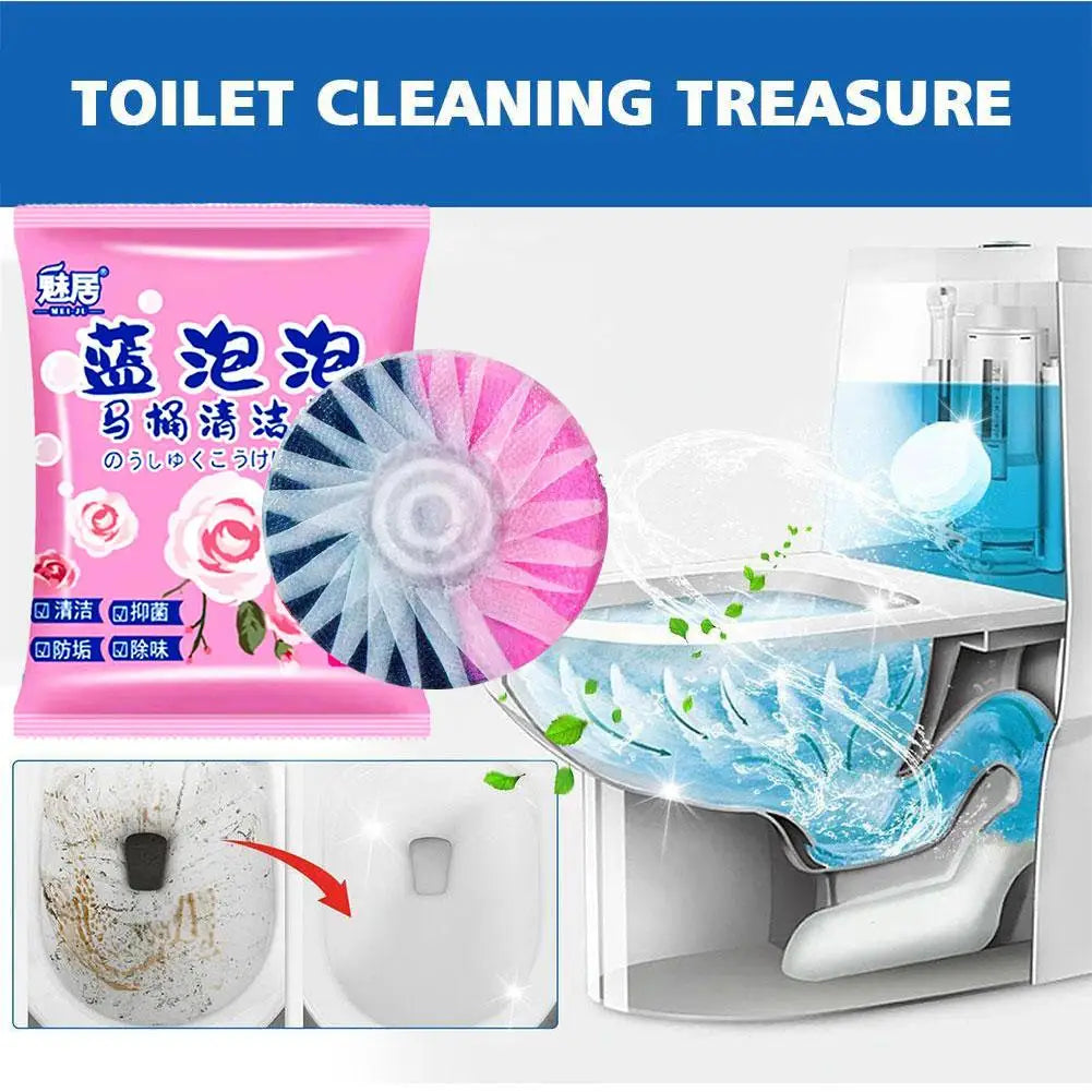 Effervescent Toilet Bubble Cleaner Freshener Tool Peaceful Pleasures Health and Wellness