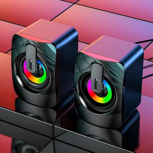 Ballena USB Stereo Computer Speakers with Microphone 2.0 USB Computer Speakers Peaceful Pleasures Health and Wellness