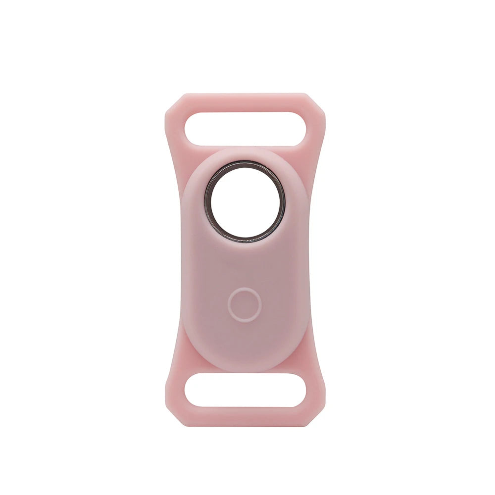 For Samsung Galaxy SmartTag2 Case Dog & Cat Tracker Cover Silicone Protective Case For Galaxy Smart Tag 2 Holder For Pets Peaceful Pleasures Health and Wellness Pink