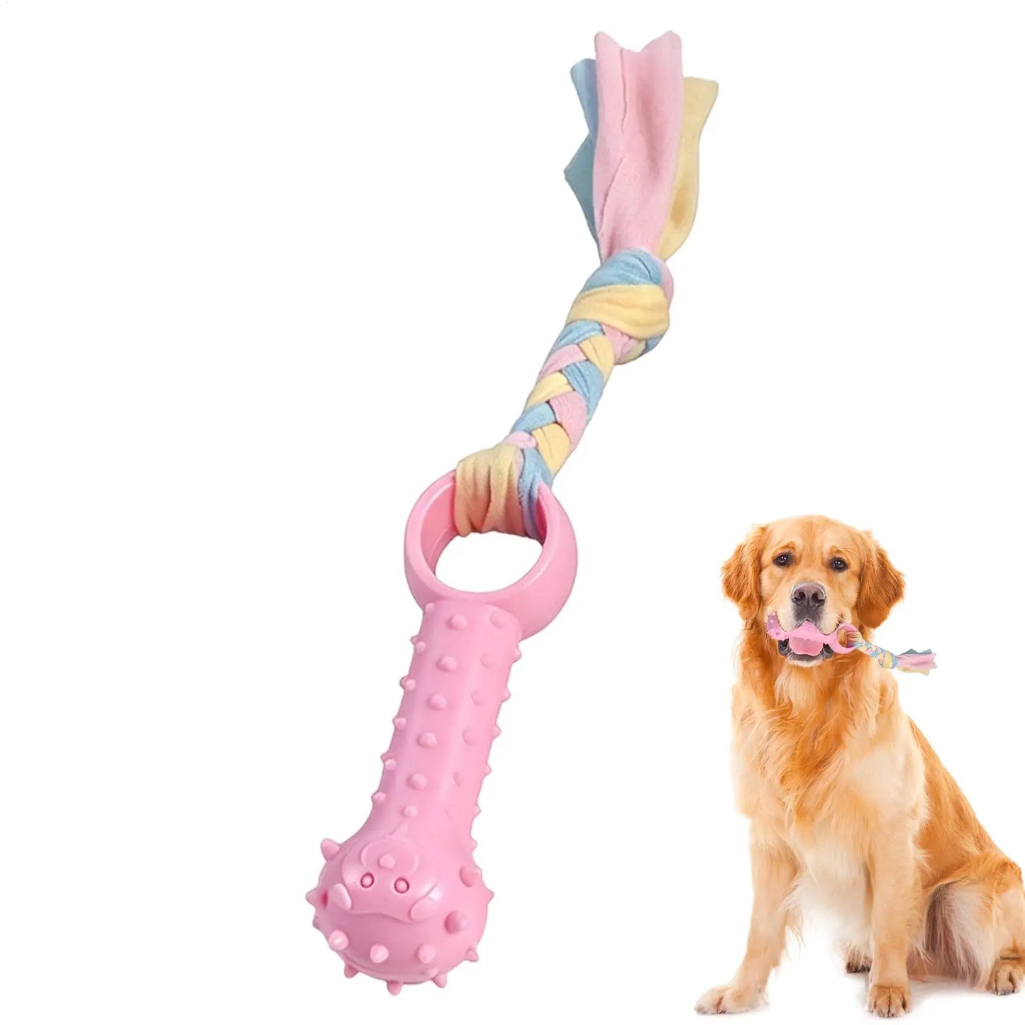 Dog Rubber Chew Toy – Teeth Cleaning Toothbrush Stick