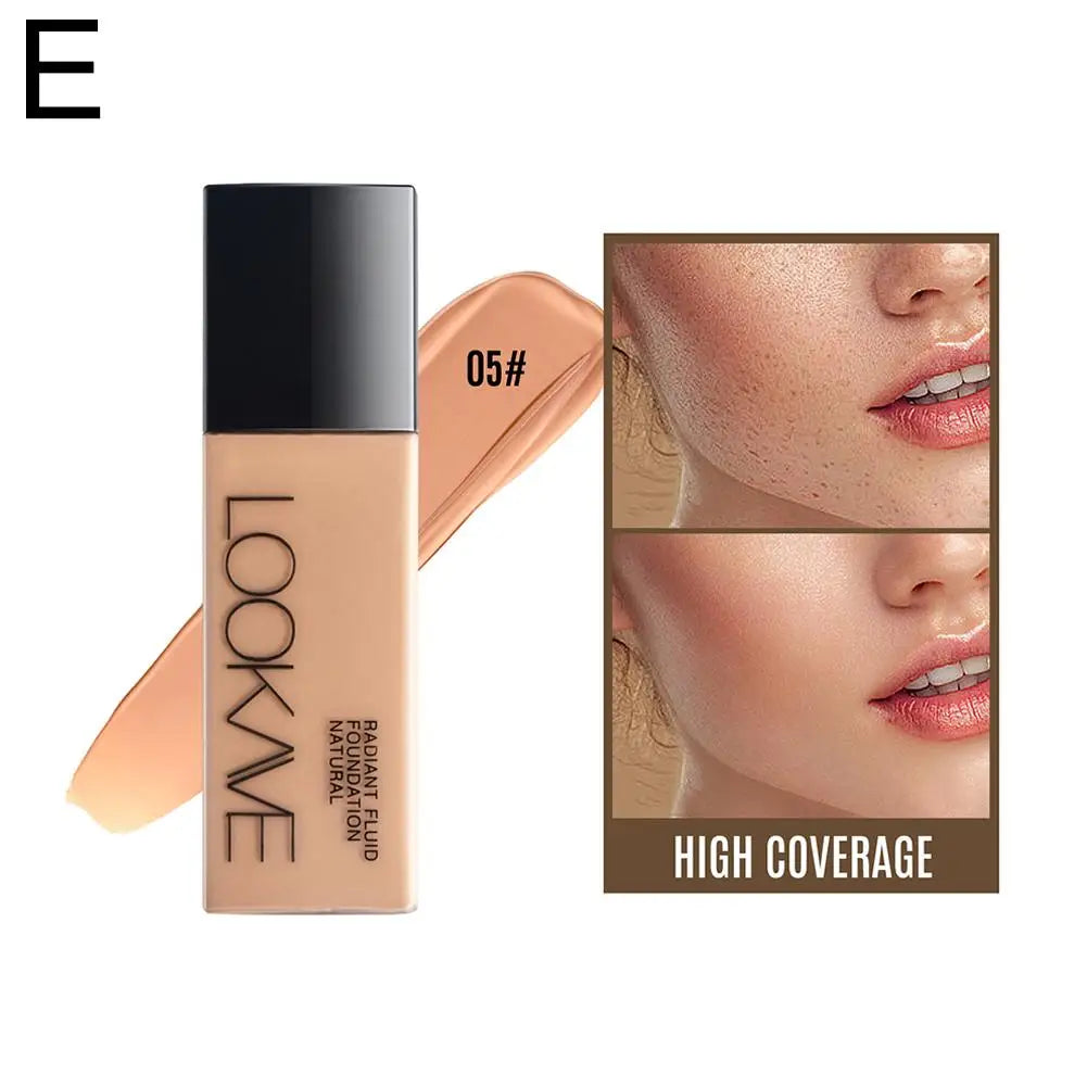 Long-Lasting Liquid Foundation Full Coverage, Natural Matte Finish, Moisturizing Concealer, CC Cream Base Makeup Tool Peaceful Pleasures Health and Wellness 05
