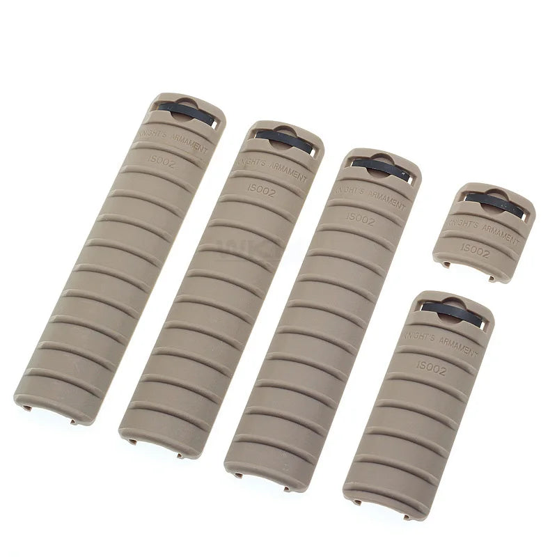 5pcs KAC Rail Cover Handguard Protector Panel-Durable Nylon Material,Easy Attachment to Rails,For hunting,Toy Gun Accessories Peaceful Pleasures Health and Wellness 5PCS Sand