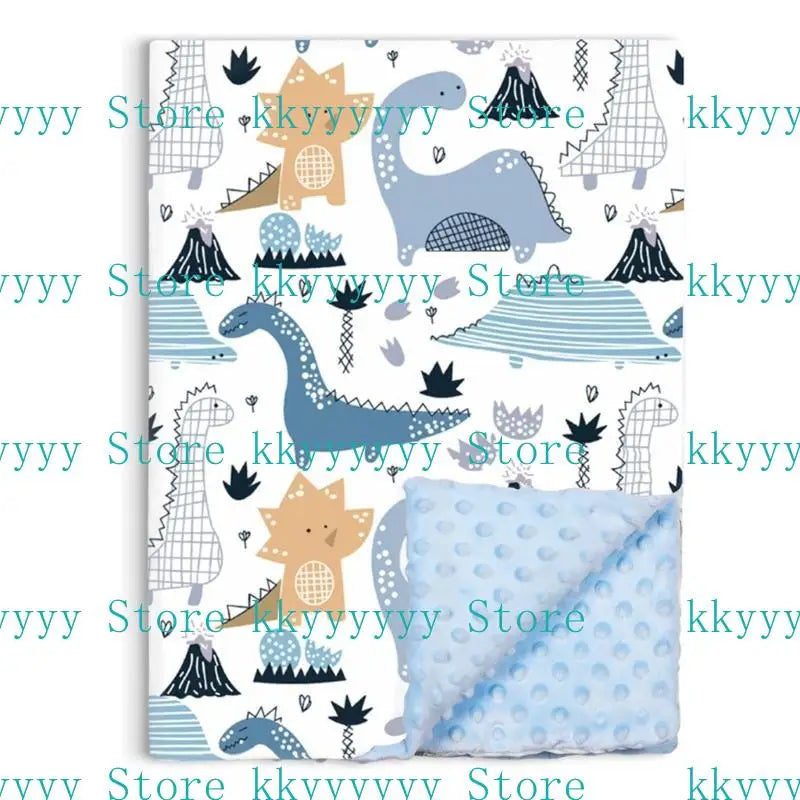 Soft Plush Raised Dot Baby Blanket | Newborn Gift Unisex Baby Receiving Blanket Peaceful Pleasures Health and Wellness 11 China Mainland