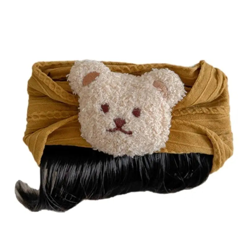 Baby Girl Bear Bangs Headband | Cute Toddler Hairband Ages 1–3