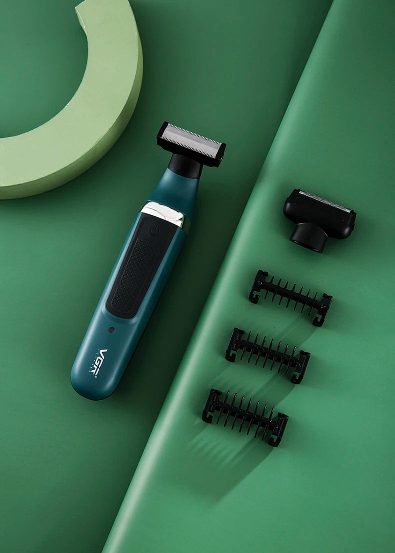VGR 393 Double blade multi-function waterproof shaver, rechargeable beard trimmer, male hair trimmer set Peaceful Pleasures Health and Wellness