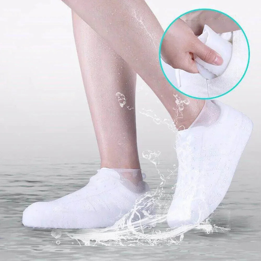 Silicone Waterproof Shoe Covers | Reusable Non-Slip Rain Overshoes