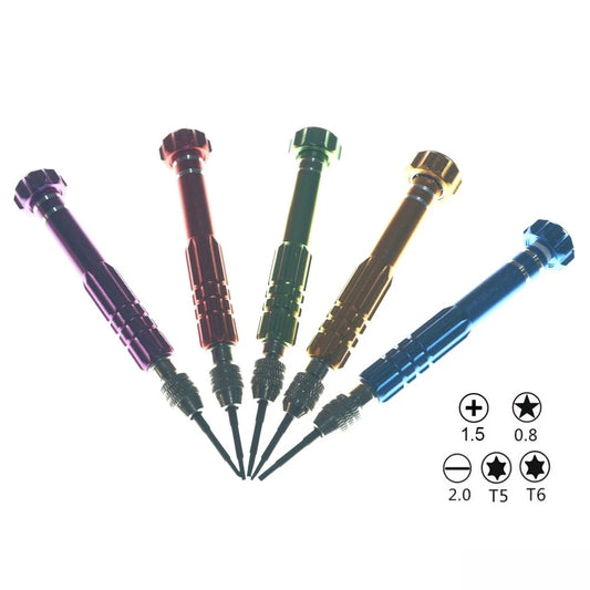 ESPLB 5 in 1 Screwdriver Repair Opening Disassemble Tool Kit Precision Screwdriver Set for iPhone 4 5 6 6s for Samsung Galaxy Peaceful Pleasures Health and Wellness