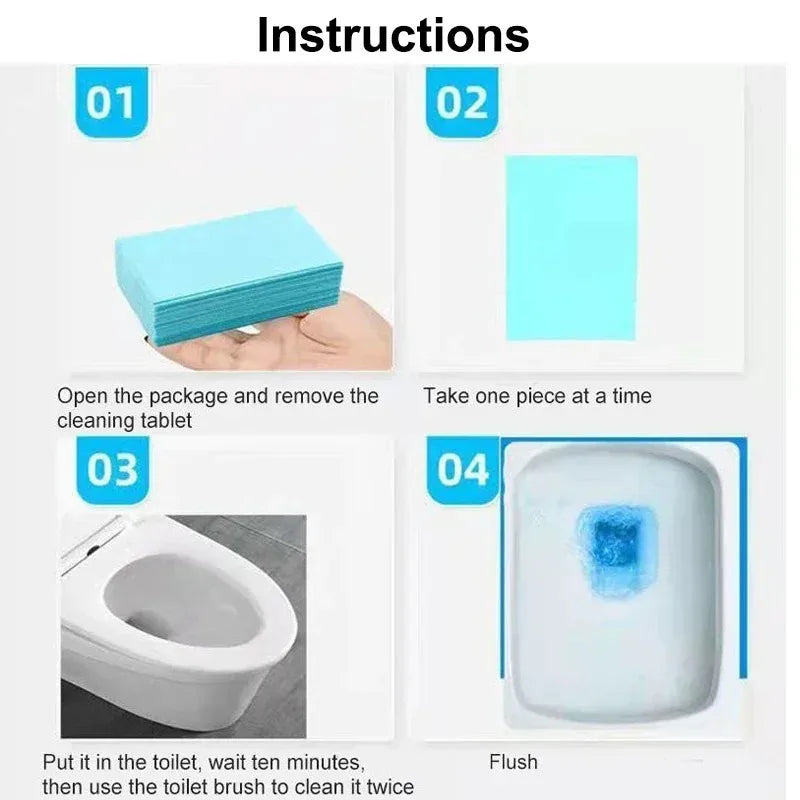 Toilet & Floor Cleaning Sheets – Microfiber Tile Cleaner