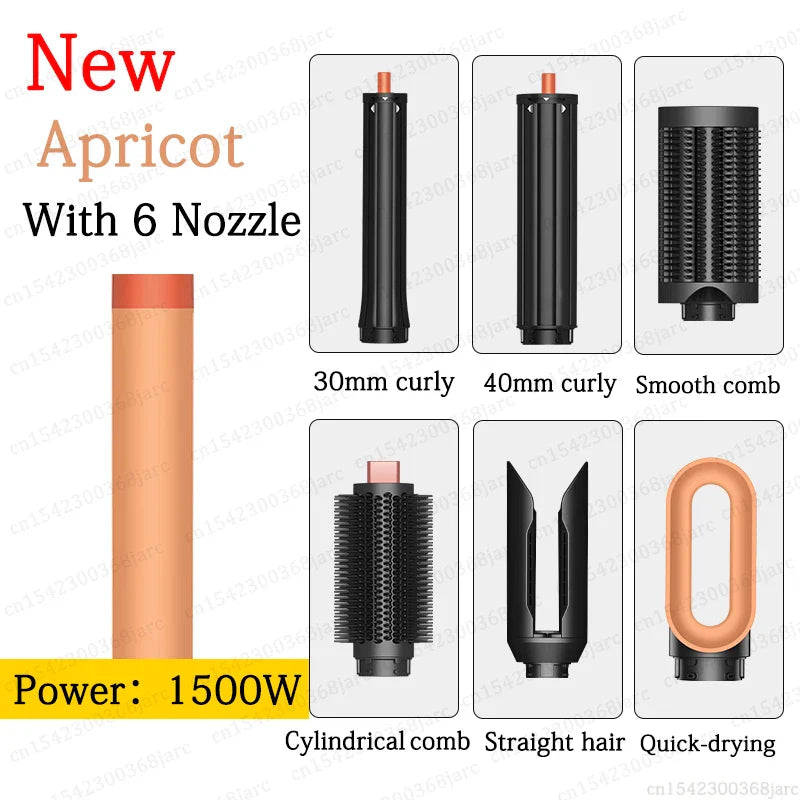 SenCiciMen X9 6-in-1 Hot Air Brush & Auto Curling Iron Styler