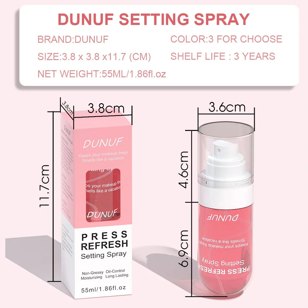 DUNUF Makeup Setting Spray – Oil Control & Long-Lasting Hold