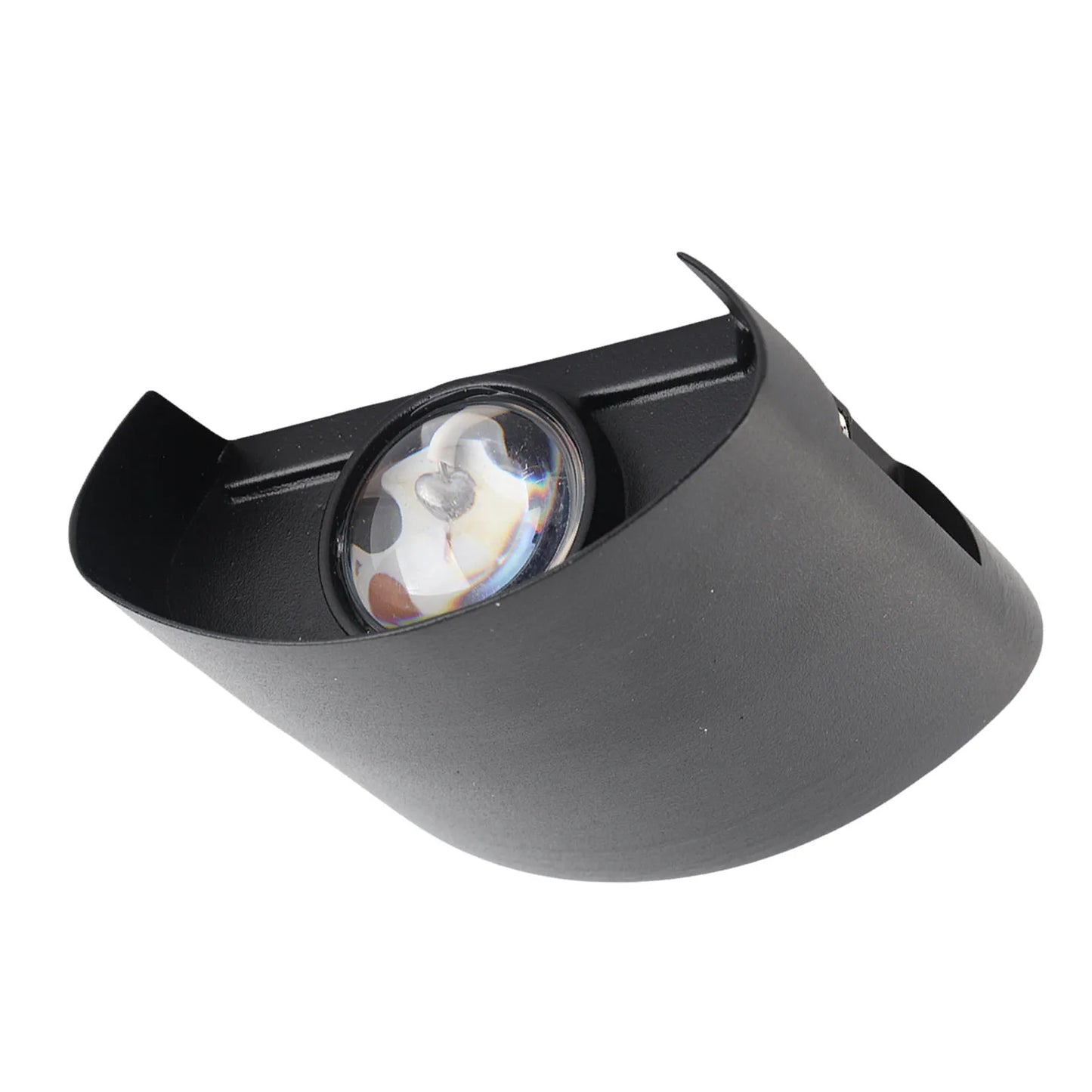 Outdoor Wall Light Rustproof Aluminum Alloy Wall Sconce Lamp Anti Oxidation Black High Brightness 110‑265V for Yard for Porch Peaceful Pleasures Health and Wellness