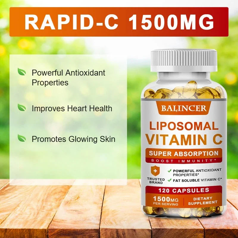 Balincer Liposomal Vitamin C 1500mg – Immune & Skin Support