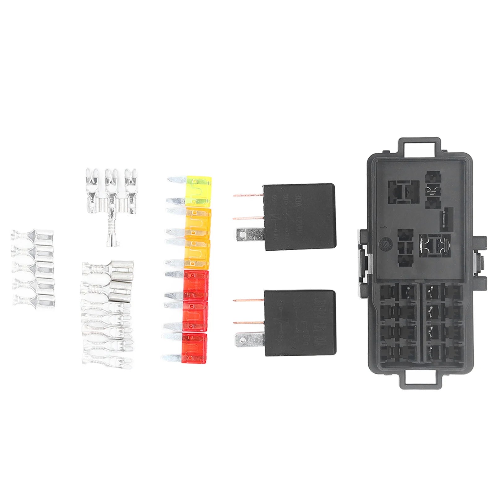 Relay Box with 12VDC 30A 5 Pin Relays and 5A 10A 20A for Car Boat 12V Relay Box and Relay Box Peaceful Pleasures Health and Wellness