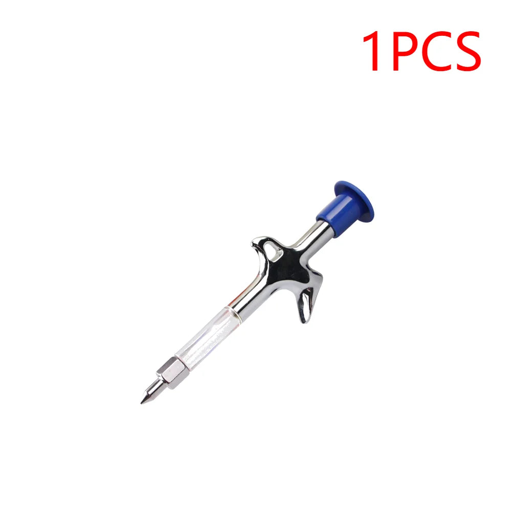 Bicycle Aluminum Grease Gun Aluminum Alloy MTB Bike Ball Bearing Hub Grease Syringe Bicycle Oil Lubricant Cycling Repair Tool Peaceful Pleasures Health and Wellness 1PCS