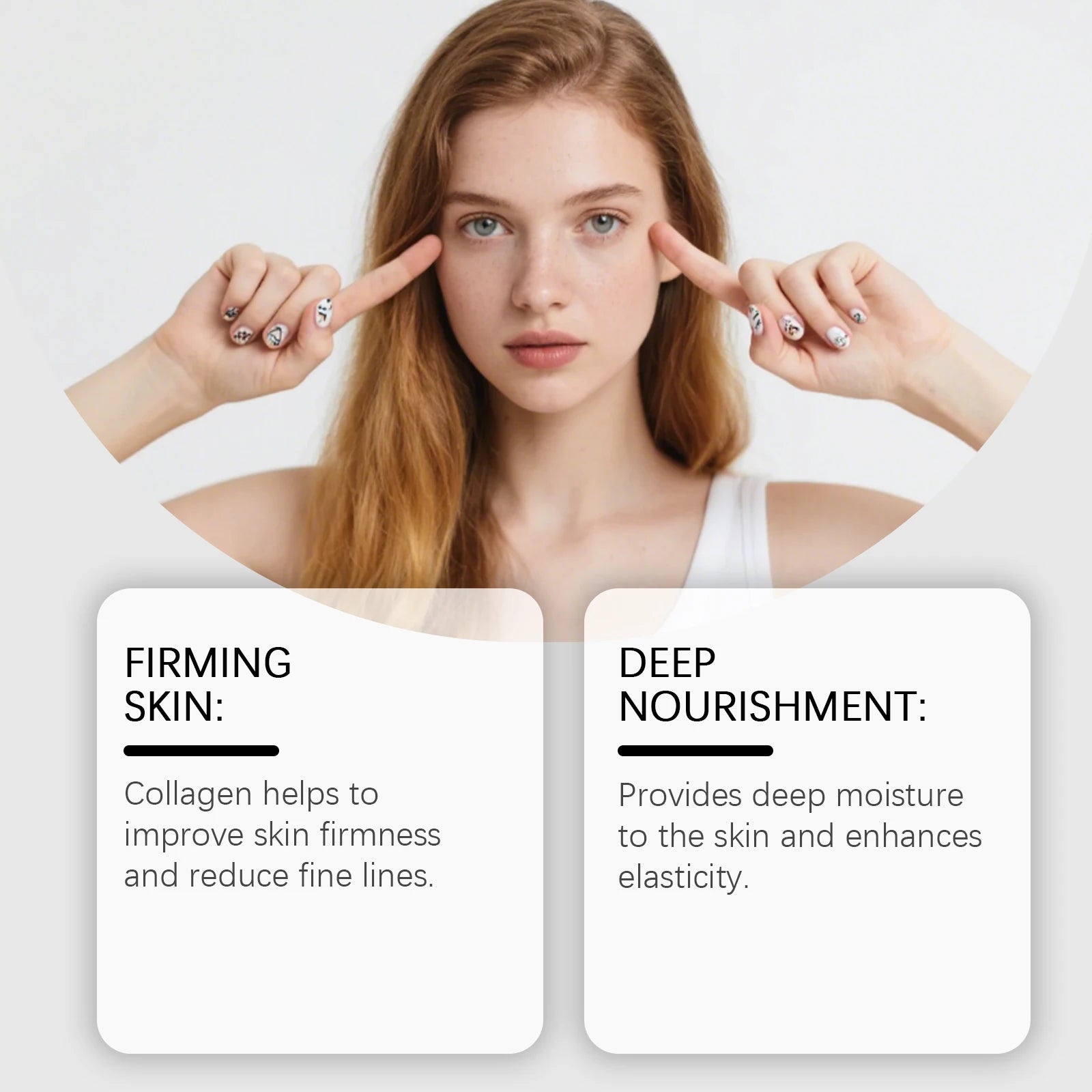Collagen Firming Eye Membrane Anti Dark Circles Removal Eyes Bags Reduce Fine Lines Long Lasting Hydration Moisturizing Eye Mask Peaceful Pleasures Health and Wellness
