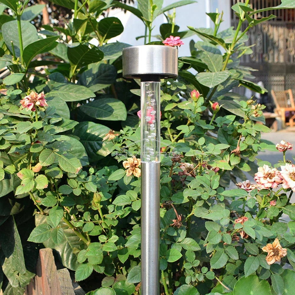 Solar Acrylic Tube Garden Stake Light – IP65 Colorful LED