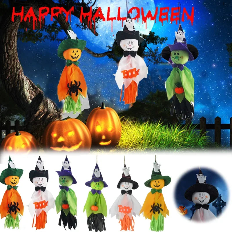 Halloween Hanging Ghost Decorations – Outdoor Windsock Pendants