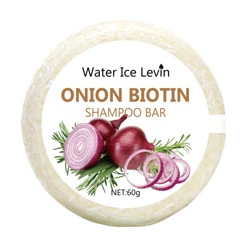 Onion & Biotin Shampoo Bar 60g – Rosemary, All Hair Types
