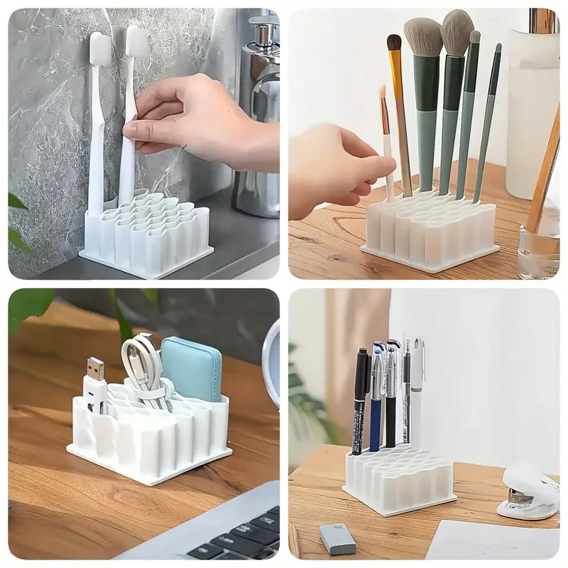 32 Slots Ointments Stand Multi-compartment Medicine Storage Holder