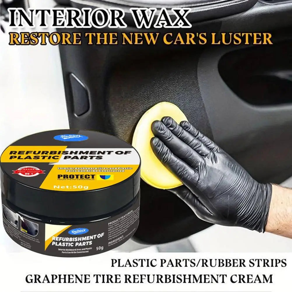 Automotive Plastic & Leather Restore Cream | Polish & Protect