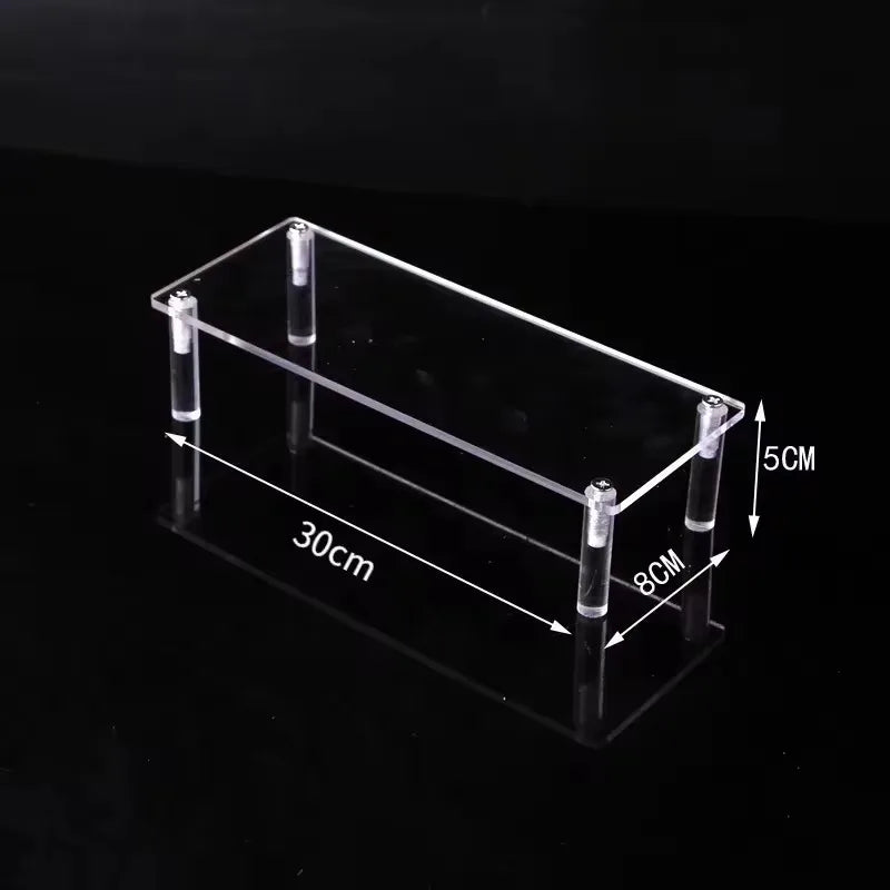 1-5 Tier Acrylic Display Stand Clear Riser Rack Cupcake Perfume Doll