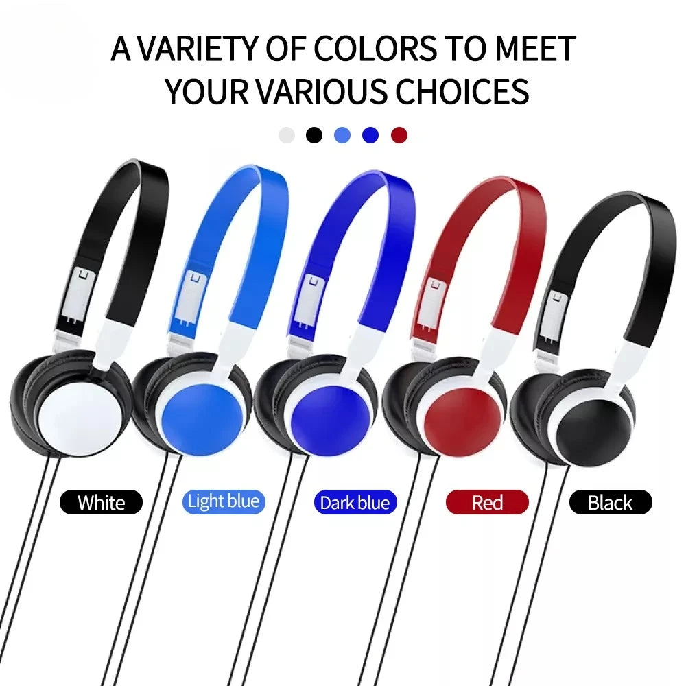 Subwoofer Wired Gaming Headset Hifi Sound Quality Foldable Portable 3.5mm Plug Headphones For Pc Game Host All Smartphones Peaceful Pleasures Health and Wellness