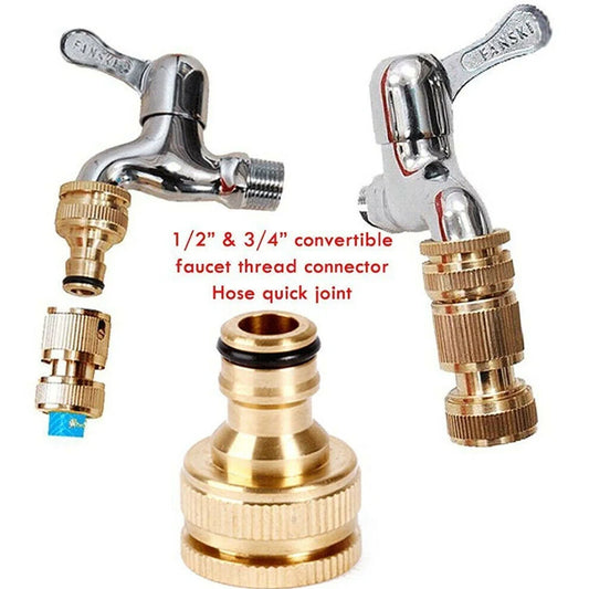 G3 4 G1 2 Brass Fitting Adaptor Universal Garden Hose Tap Connector Peaceful Pleasures Health and Wellness