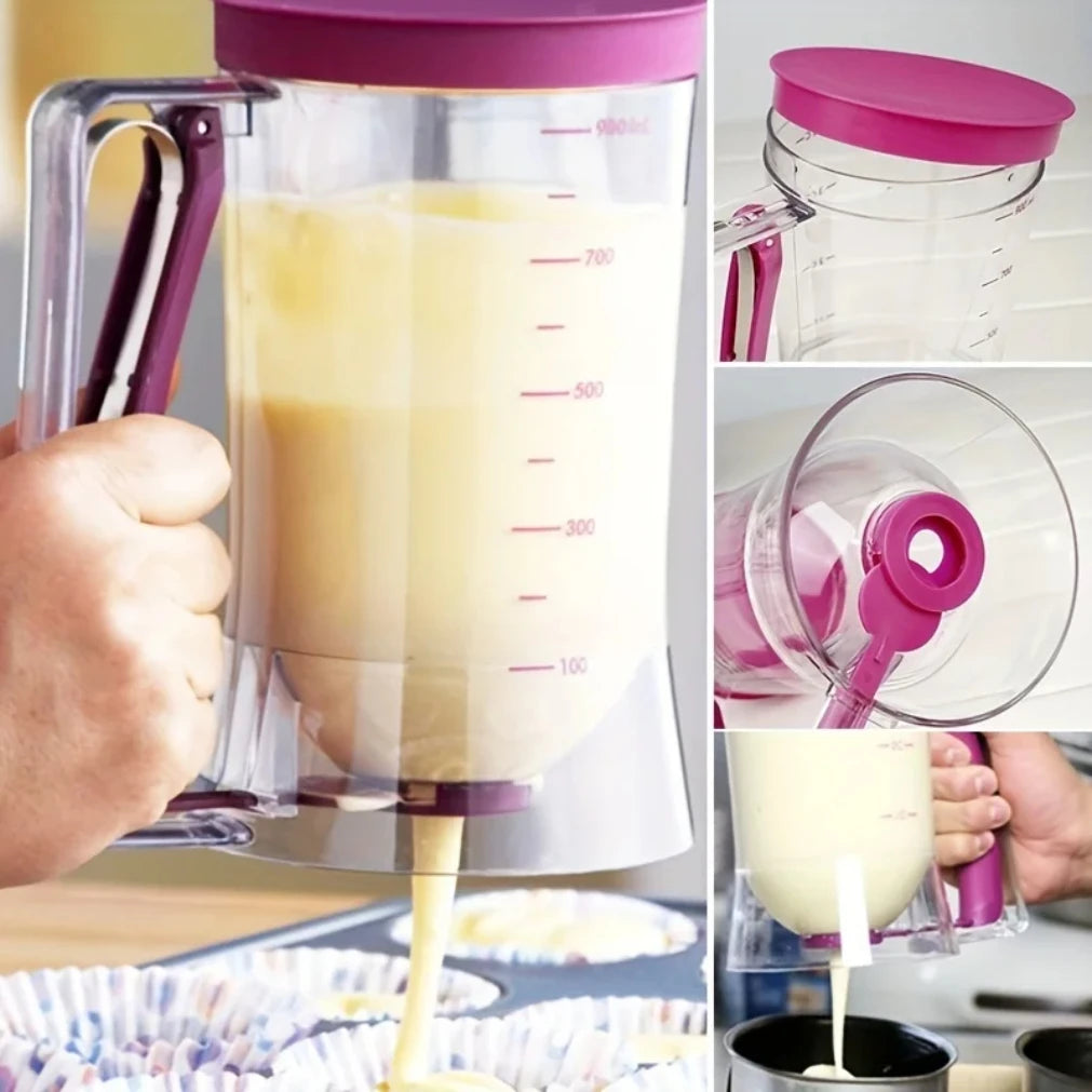 900ml Batter Dispenser – Pancakes, Cupcakes & Waffles