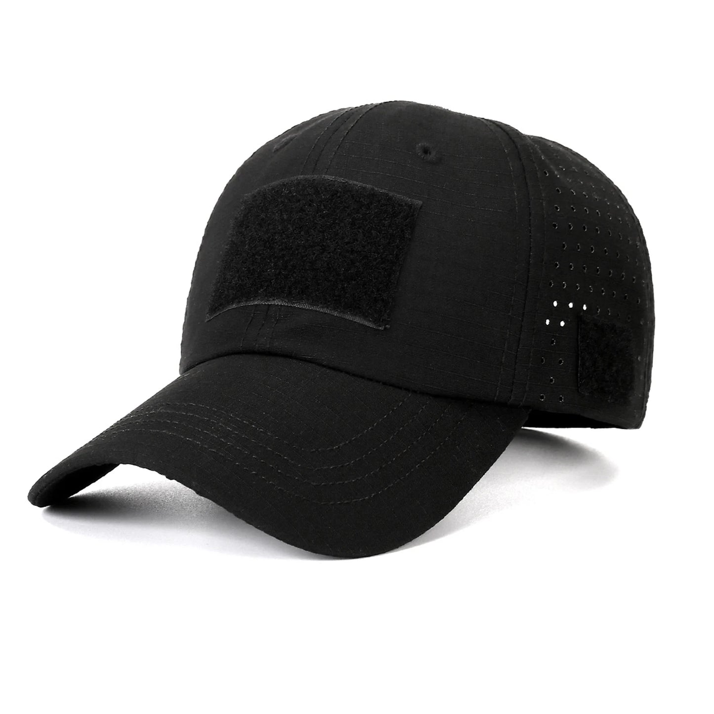 Unisex Camouflage Baseball Cap Abrasion-resistant Athletic Casual Baseball Cap UV Sun Protection Hat for Outdoor Sports Peaceful Pleasures Health and Wellness Black