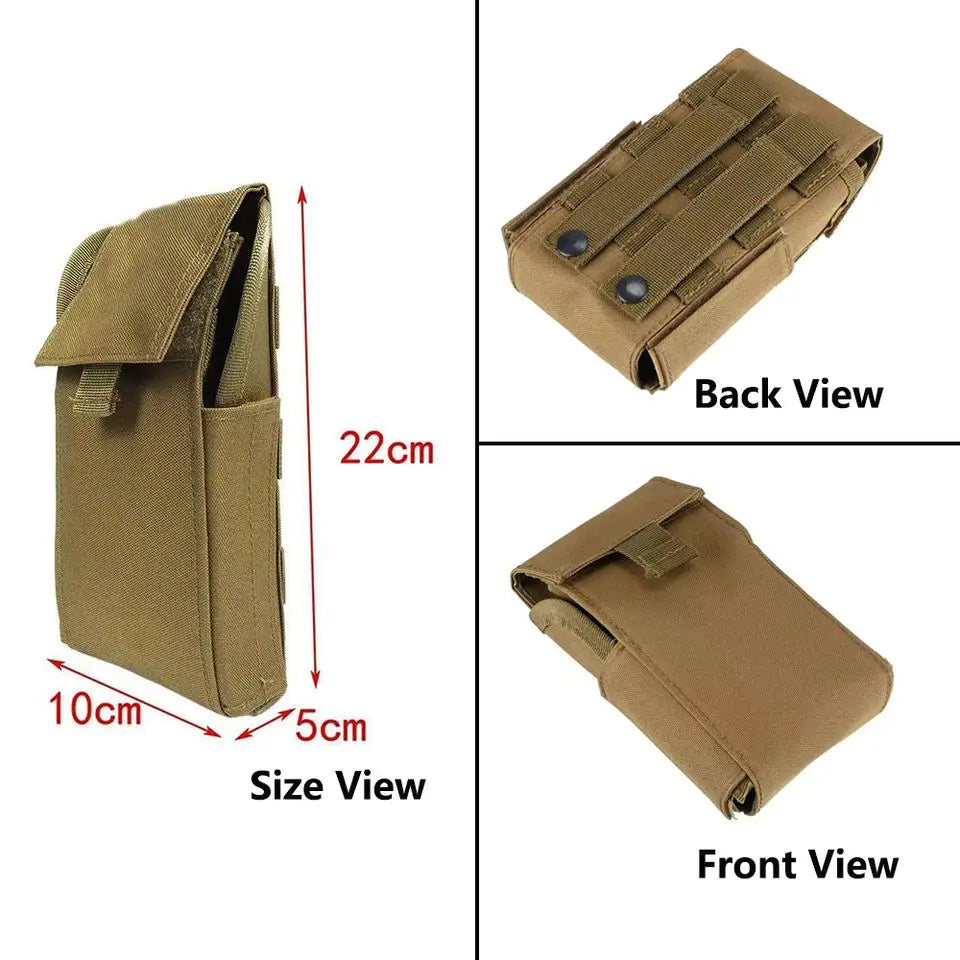 12GA 12 Gauge Shotgun Shell Pouch, 25 Round Molle Bullet Holder, Outdoor Hunting CS Field Magazine Reload Bag Peaceful Pleasures Health and Wellness