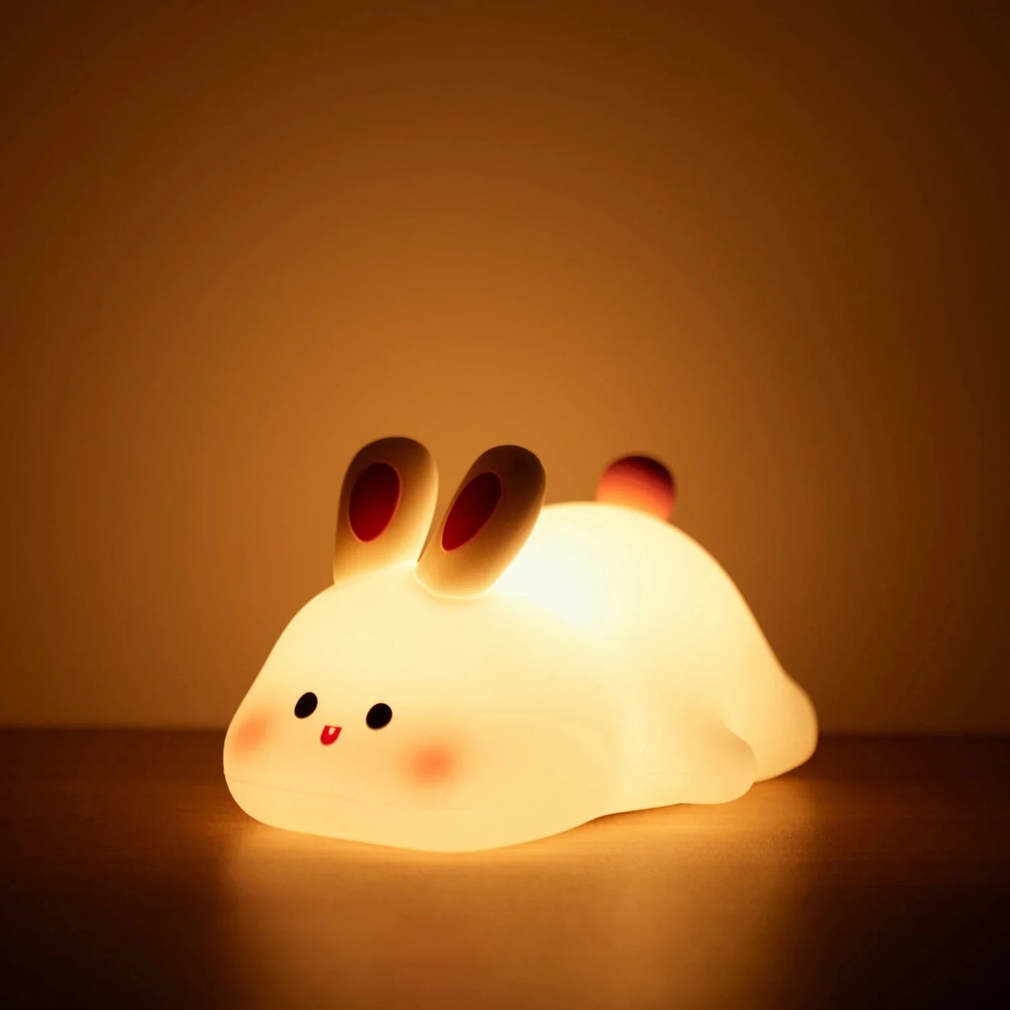 Animal Silicone Night Light – Rechargeable LED Kids Bedside Lamp