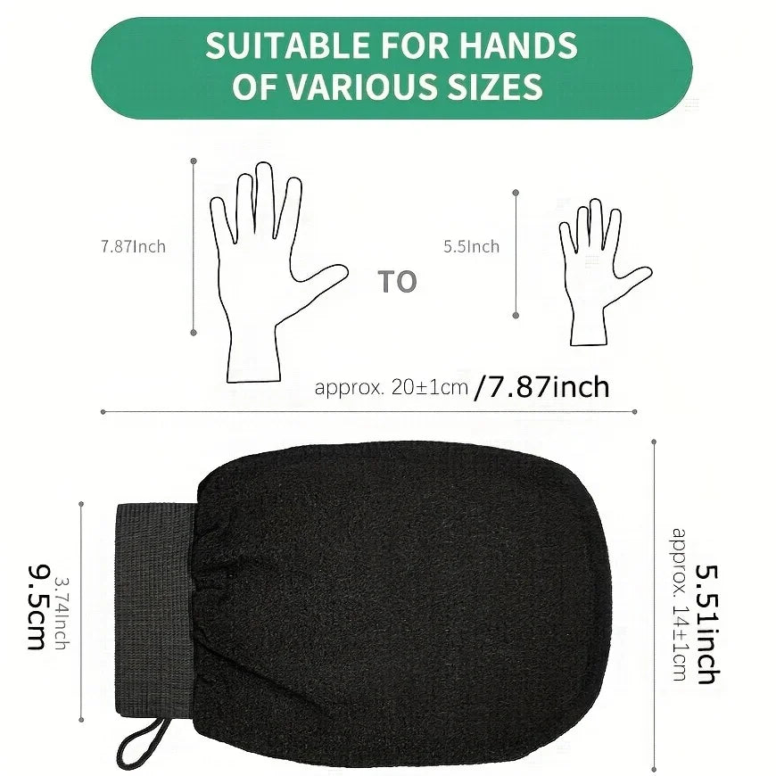 Deep Exfoliating Mitt – Viscose Fiber Body Scrub Glove