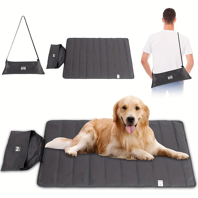 Foldable Pet Mat 100x70cm | Cat Dog Sleeping Pad + Bag
