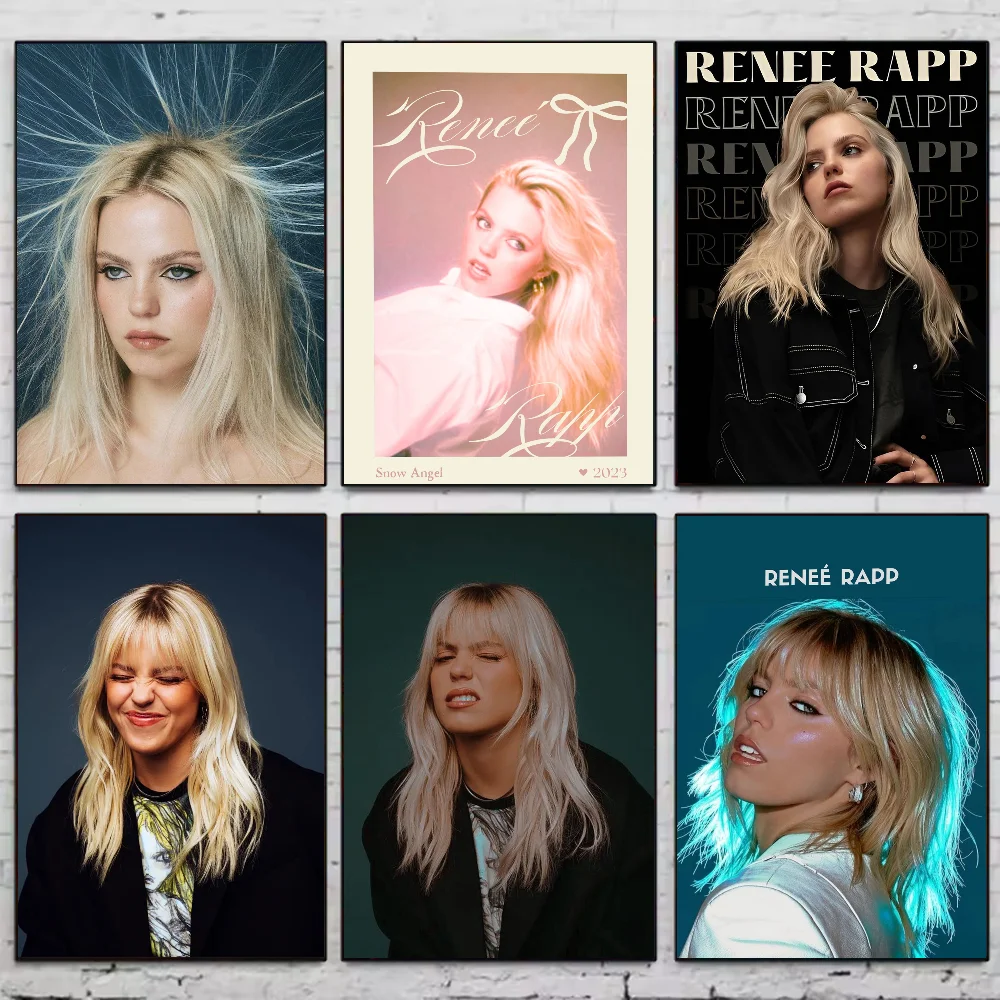 Pop Singer Actor Renee Rapp Poster HD art sticky wall waterproof home living room bedroom bar aesthetic decoration Peaceful Pleasures Health and Wellness