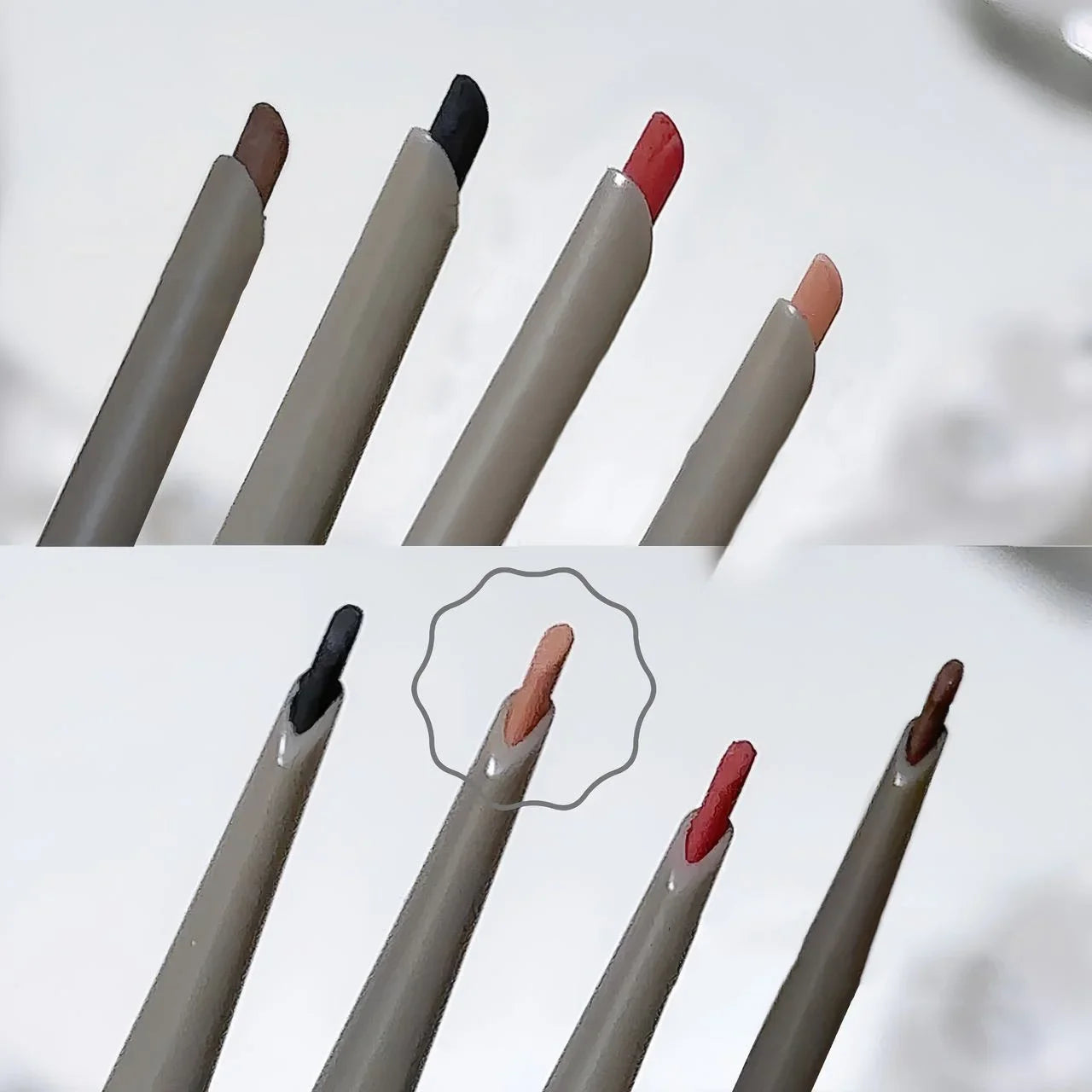Wine Red Matte Eyeliner Pencil – Waterproof, Long-Lasting