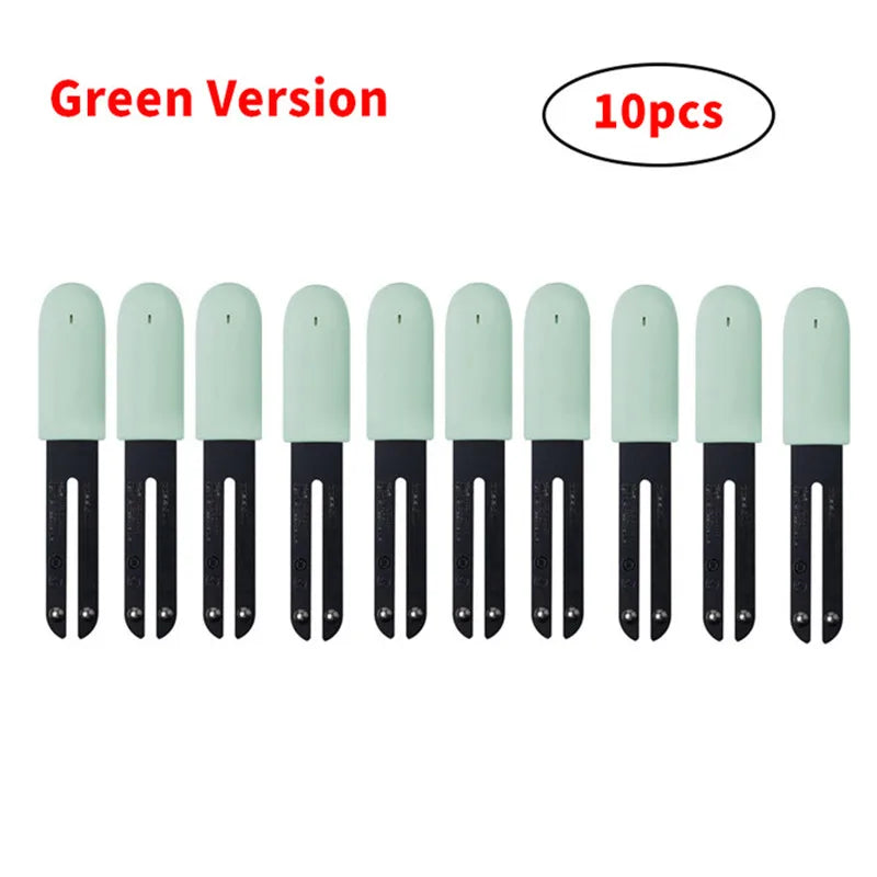 HHCC Flora Monitor Flower Care Plant Sensor Grass Soil Water Fertility Smart Tester Flower Gardening Detector For XiaoMi Mijia Peaceful Pleasures Health and Wellness Green 10 Pcs