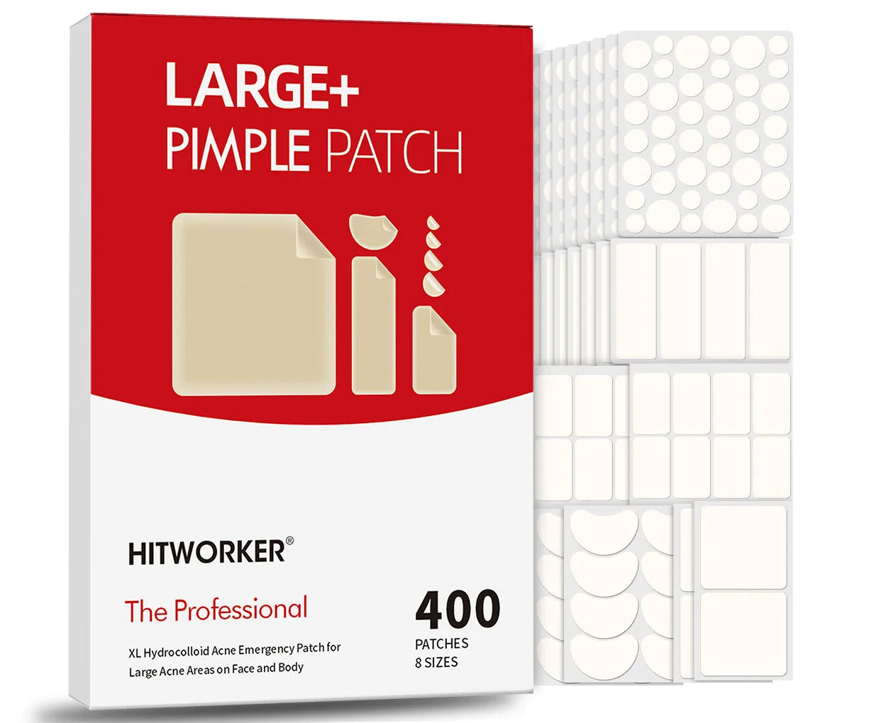 Invisible Waterproof Hydrocolloid Acne Patches – All Skin Types