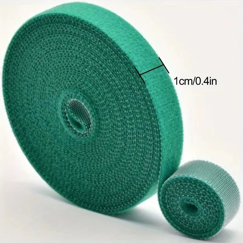 10m Reusable Nylon Plant Ties | Self-Adhesive Garden Tape