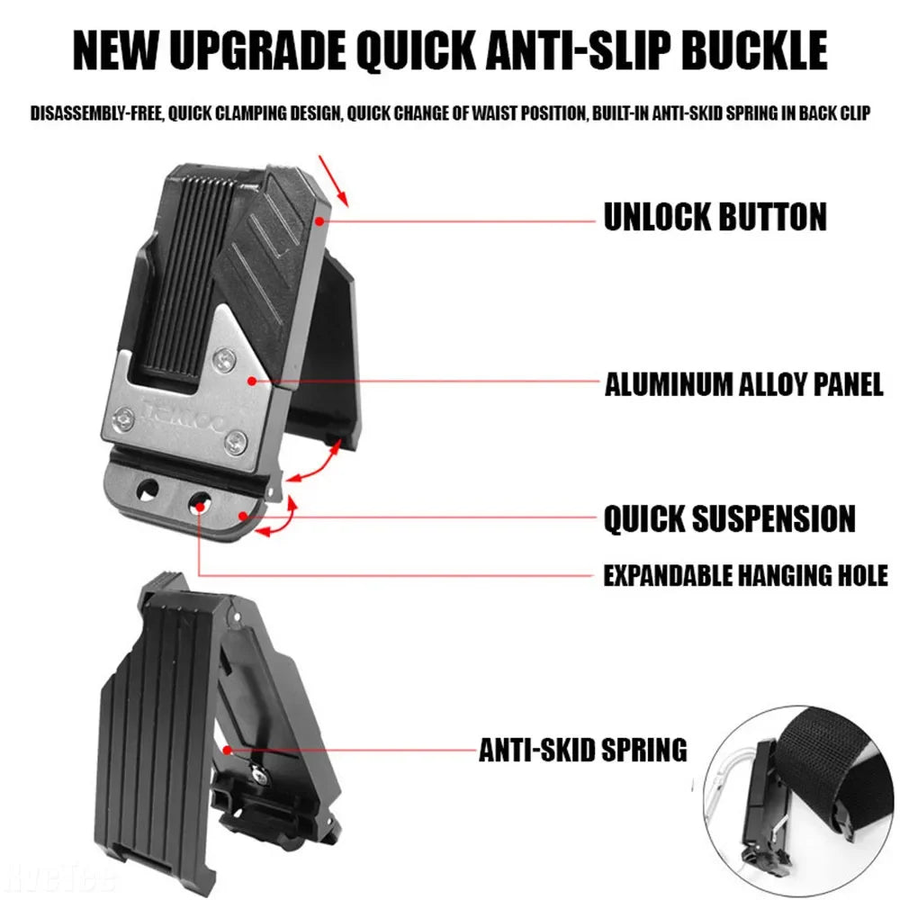 Belt Tool Hanger Holder for Drill, Hammer & Tape Measure