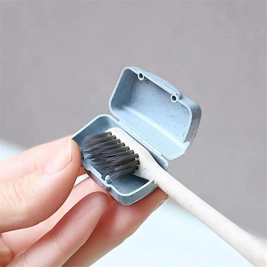 4-Pack Portable Toothbrush Head Covers – Travel Protective Caps