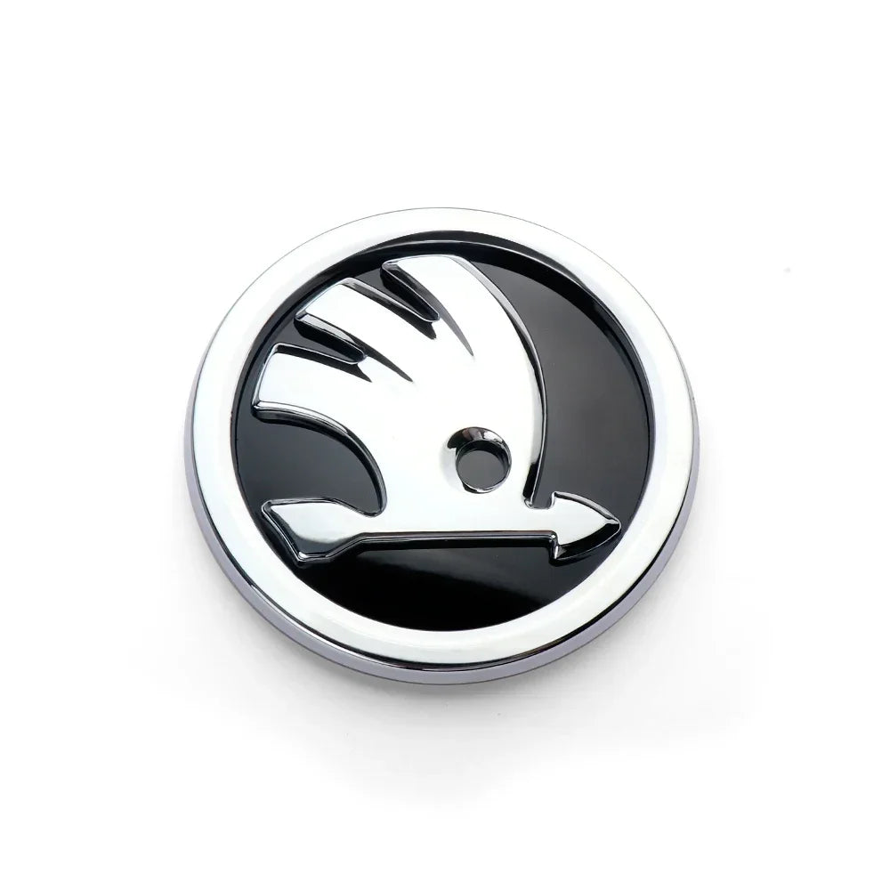 Skoda Hood Trunk Badge Emblem 80/90/100mm ABS Sticker