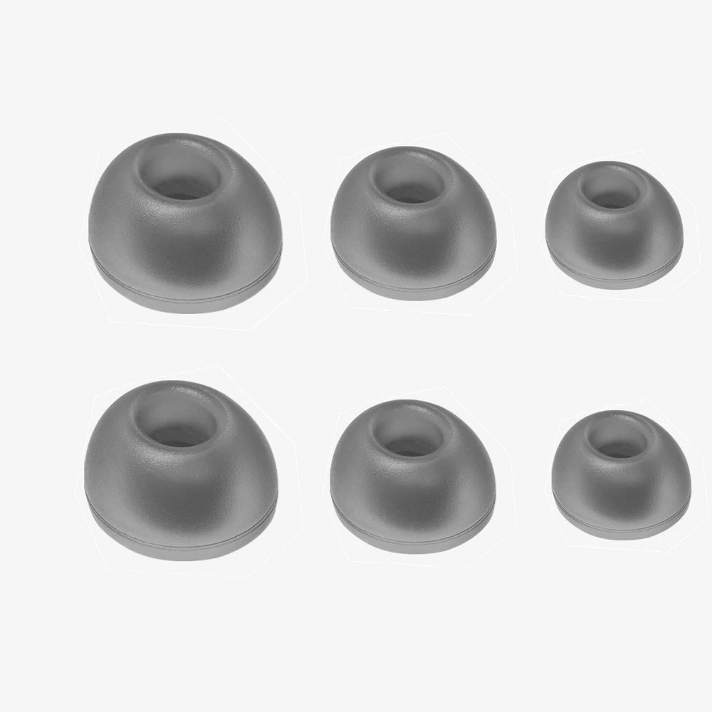 3Pair Silicone Earcups For JBL LIVE PRO2 Earbud Covers for Free2 Ear Caps Bluetooth-Compatible Headset Accessories Peaceful Pleasures Health and Wellness Silver